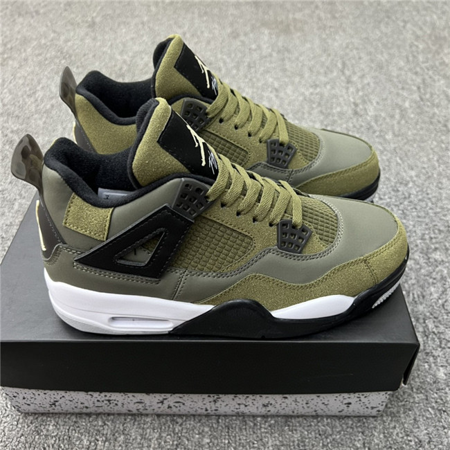 Women's Running weapon Air Jordan 4 Olive Shoes 081 Women's Running weapon Air Jordan 4 Olive Shoes 081